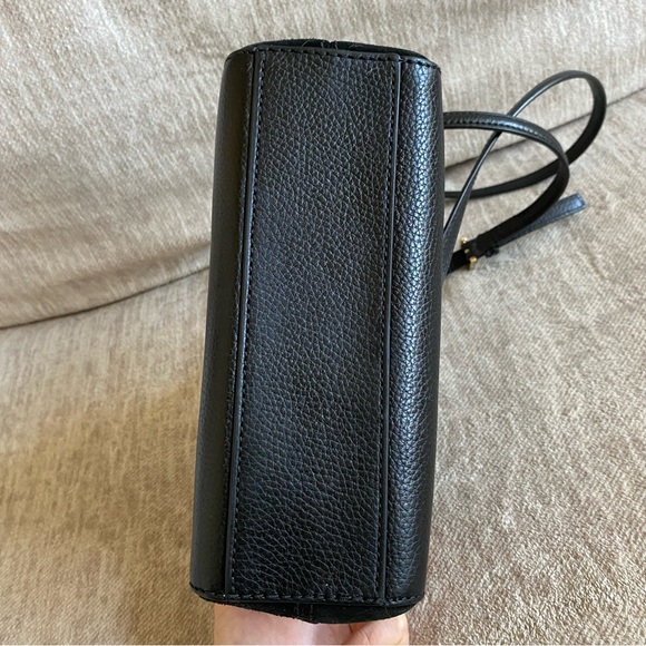 Kate Spade New York Crossbody Bag Black Leather/Suede - Picture 10 of 16